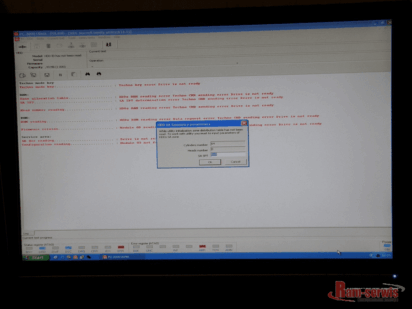 P1021527 dysk nie skalibrowany, bez odczytu Strefy Serwisowej oraz wykonanej procedury: silnik STOP!