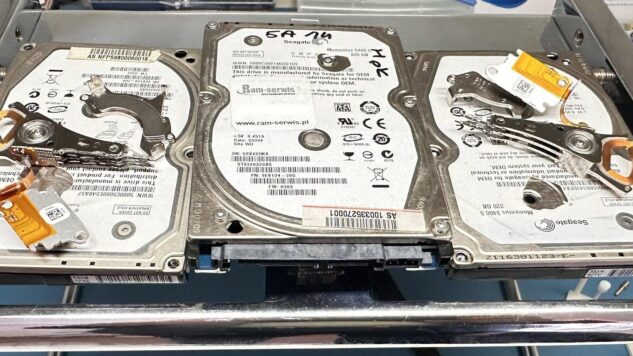 Odzyskiwanie danych z dysku - Wymiana głowic w dysku Seagate 320 GB