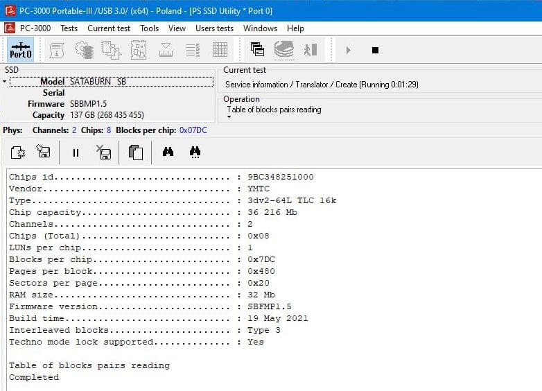 Odzyskiwanie danych z dysk&oacute;w SSD SATABURN