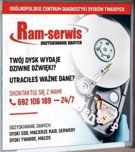 O naszej firmie Ram-serwis Odzyskiwanie Danych