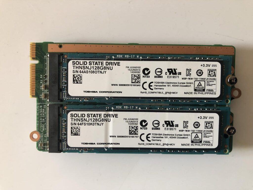 2 Dyski SSD w macierzy RAID