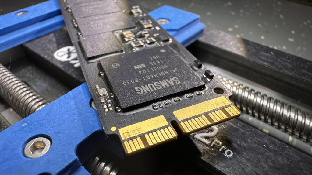 Odzyskiwanie danych z dysku Samsung NVMe