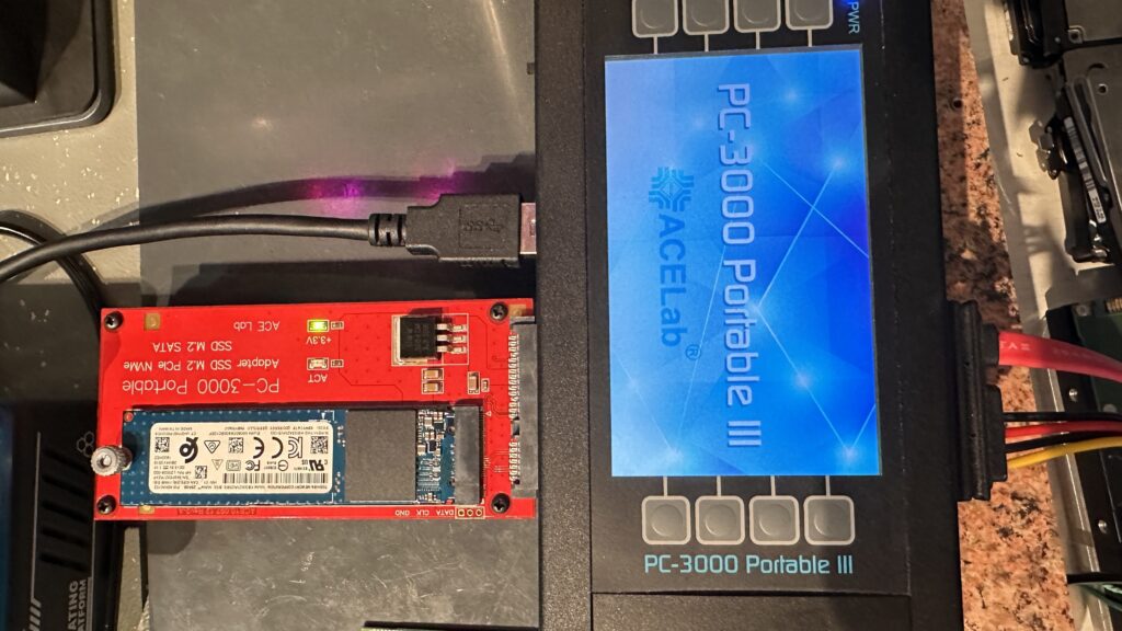 Odzyskiwanie danych z SSD Toshiba KBG30ZMV256G – trudny przypadek monolitu NVMe