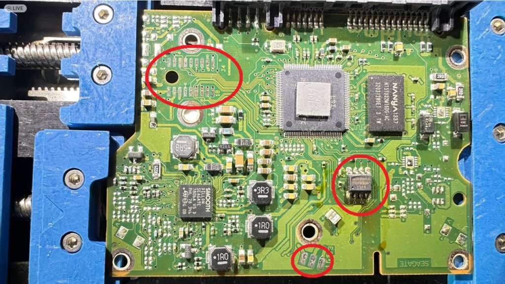 PCB 100717520 REV B dysku ST2000DM001-1E6164